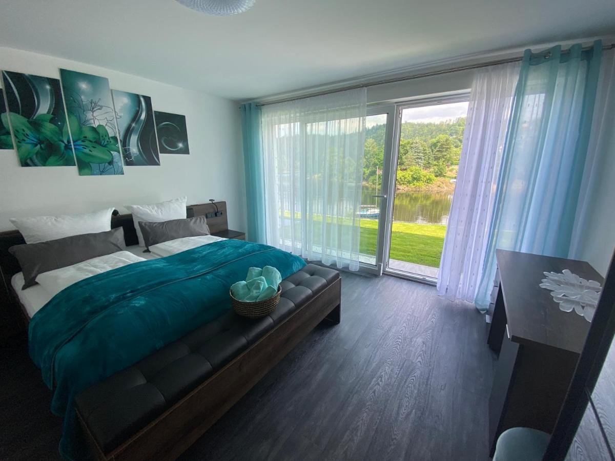Apartments Saaldorf-Ferienhaus Mit 6 Apartments 45Qm-120Qm Direkt Am Thueringer Meer-Bleilochtalsperre Bad Lobenstein Exterior foto